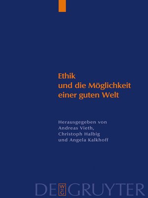 cover image of Ethik und die Möglichkeit einer guten Welt